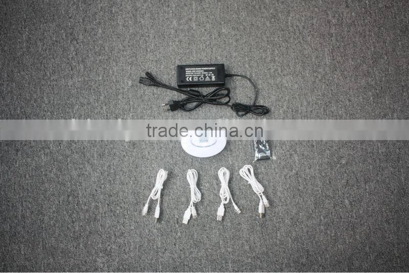 High quality multiple ports alarm 4 port usb hub tablet holder