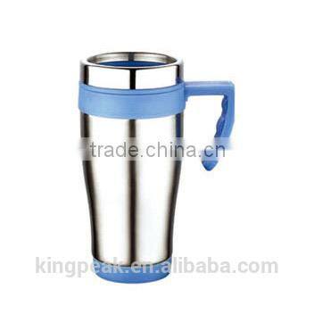Promotional gift double wall insulated stainless steel travel mug/Double wall coffee mug/Auto mug good for promotional gifts