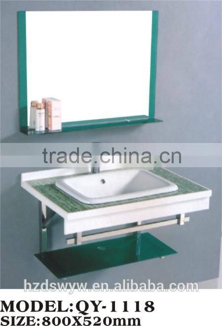 glass sink/glass bathroom sink/glass countertop sink