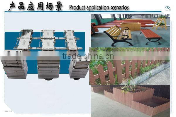 Landscape Construction WPC Wood Plastic Fence/Rail Extrusion Mold