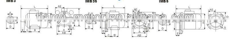 YL Single Phase Electric Motors with Capacitor Running