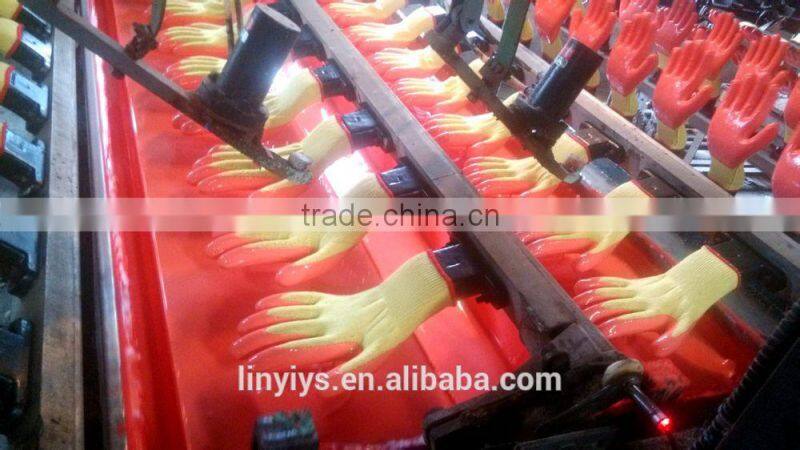13G Black Seamless Knitted Nitrile Working Safety Gloves