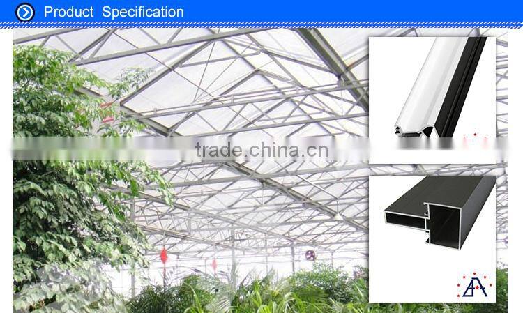 Customized Aluminium Profile/One Stop Gardens Greenhouse Parts