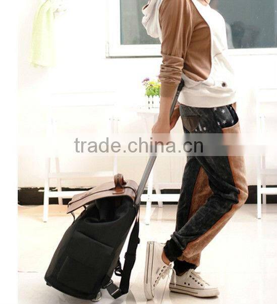 travel bag with wheels,fashion casual travelling bag