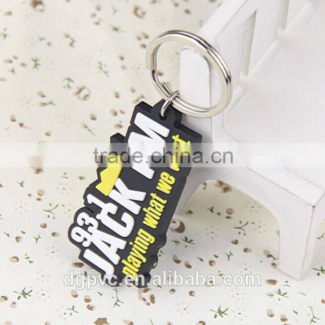Factory Manufacture & Wholesale Promotional PVC keychain ring