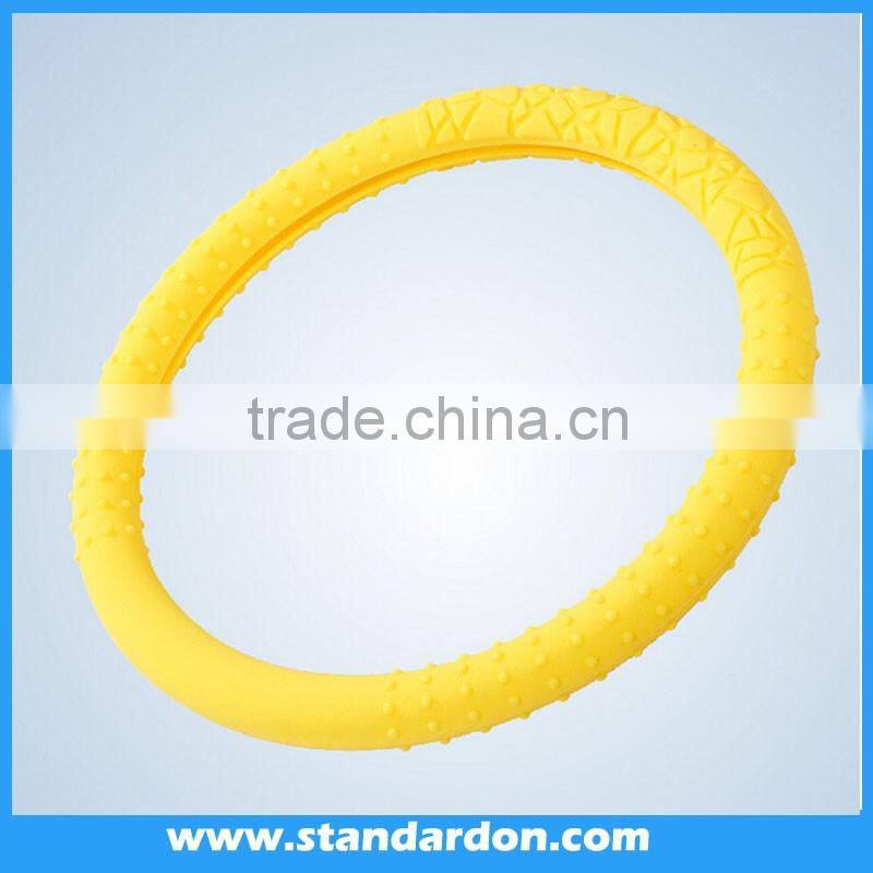 Many color Silicon Car Steering Wheel Cover Universal silicon steering wheel hubs