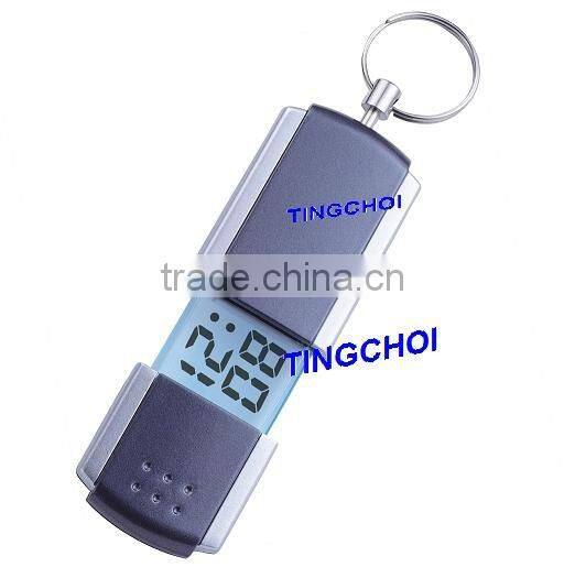 promotional mini lcd clock, giveaway mini digital clock
