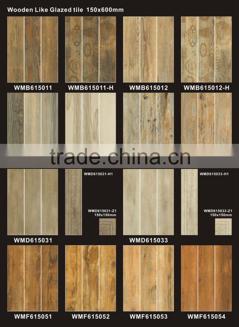 Interior project Wood like Tiles