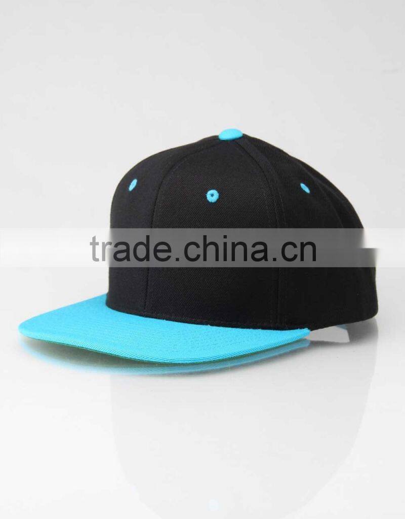 Hot Sale Flat Bill Snap Back Hat OEM 3D Embroidery Snapback Custom Cap