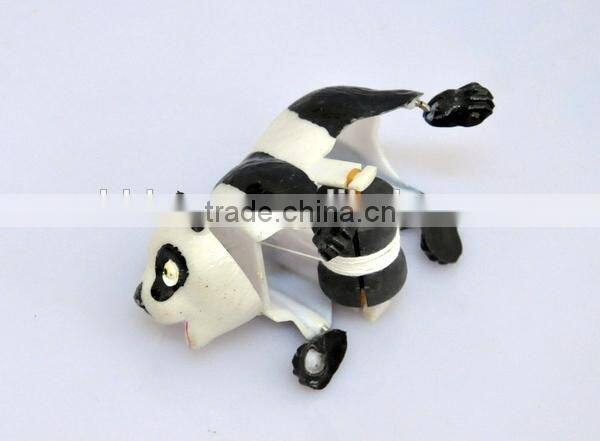 4 inch Panda Wholesale Plastic Pull String Toys for Promotion Gift