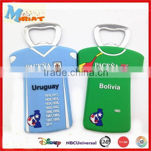 Novelty stainless steel Bottle Opener with PVC coated