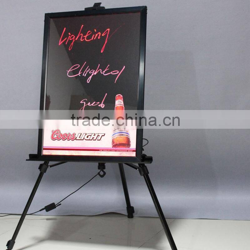 Mirror led writing board with high brightness wholesale