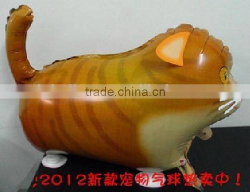 Hot sale cat walking pet balloon,animal shape air walking pet balloon, Helium pet balloon for party/Child Gift