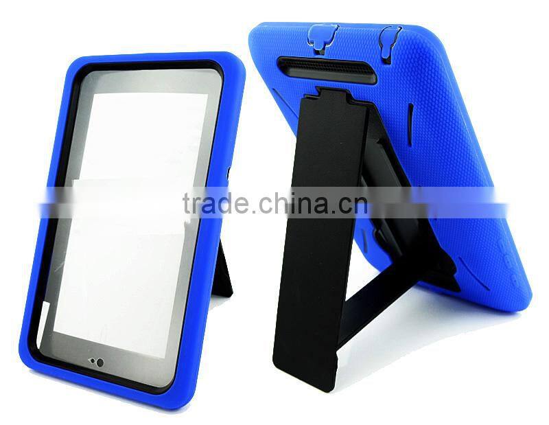 Robot stand hybrid case for Google Nexus 7inch tablet cover