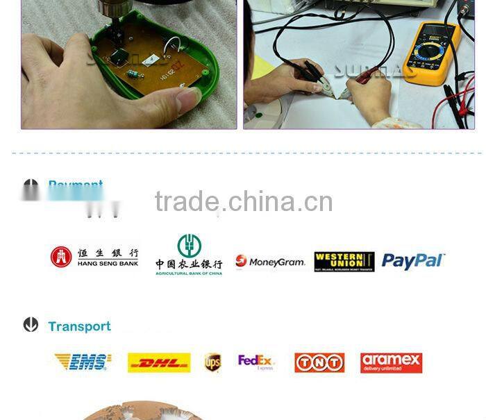 gel pads with fabrics Sticky electrode gel rubber facial massager with light designs SM9095