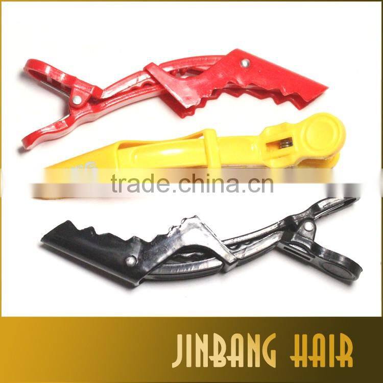 new products wholesales black salon hair dressing plastic shark crocodile sectioning hair clips