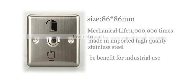STAINLESS STEEL ELECTRIC SECURITY SYSTEM EXIT BUTTON