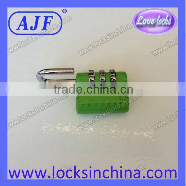 promotional TSA shape number lock for luggage bag