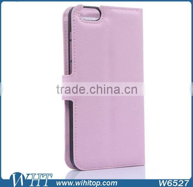 Standing Style Credit Card for Huawei Honor 7 Leather Case, PU Leather+PU Flip Wallet Case for Honor 7