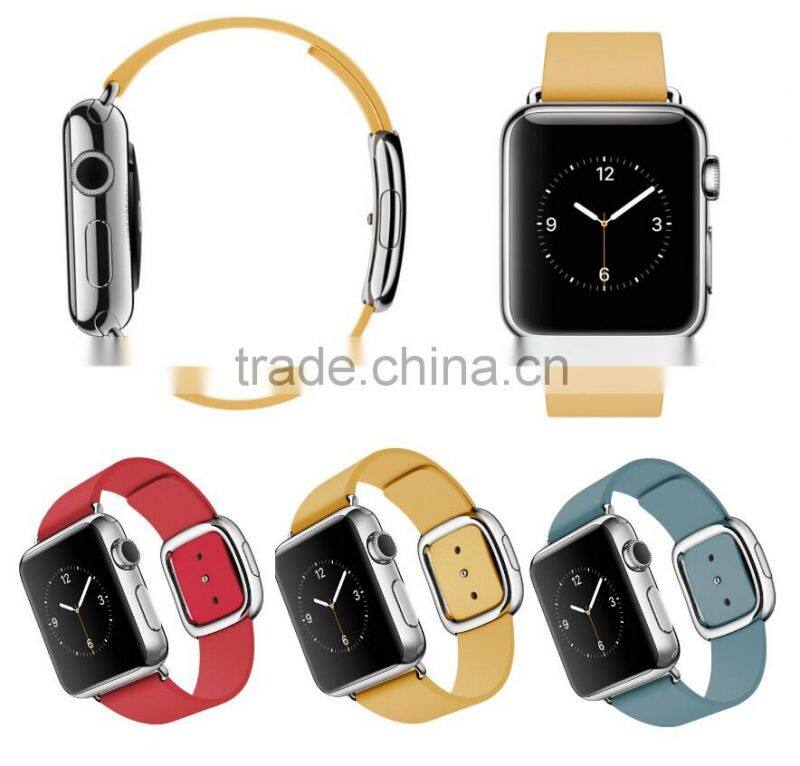 Modern leather Wrist Bracelet Band Strap For Apple Watch 38mm/42mm