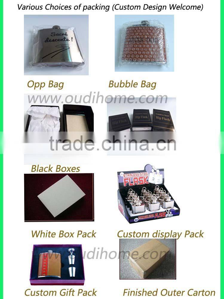 flagon hip flask for oil and water HF901