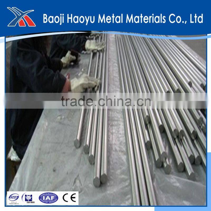 2016 hot sale titanium round bar