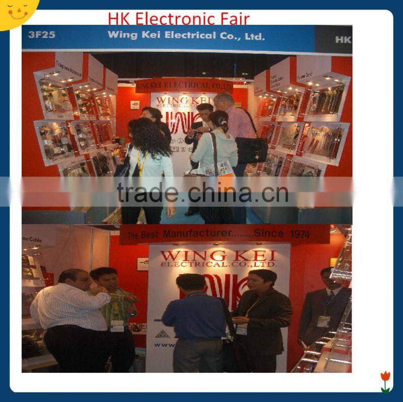 (WK-C003) American UL 3 core round electric SVT AC power cord (nema 5-15p electric plug with c13 connector extension cord)