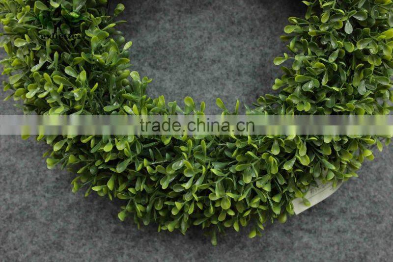 wholesale home decor artificial grass wreath, high quality christmas wreath