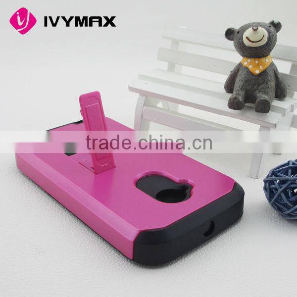 China Factory supply slim armor stand case for motorola e2