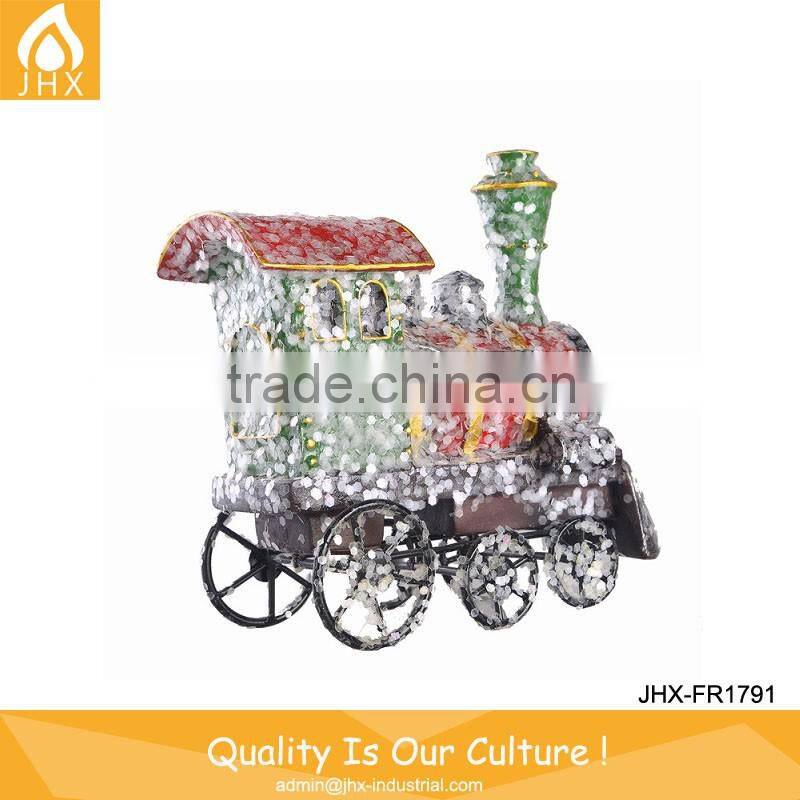 Wholesale China Factory Colorful Sequins Train Christmas Decorating