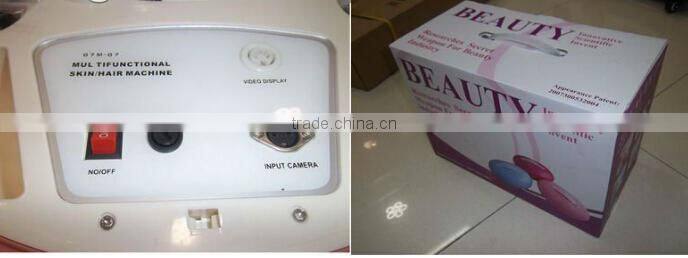 new products 2014 wood lamp/facial skin analyzer and hair salon mirrors beauty machine