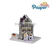 Christmas craft 3d paper puzzle ornament innovative toys for children