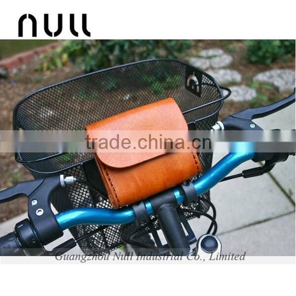 bicycle underslung cell phone and small tools portable holder leather bag