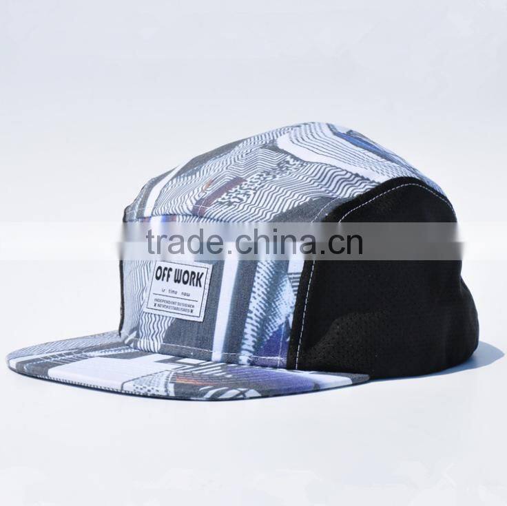 Modern style 5 panel hat for wholesale with your own logo