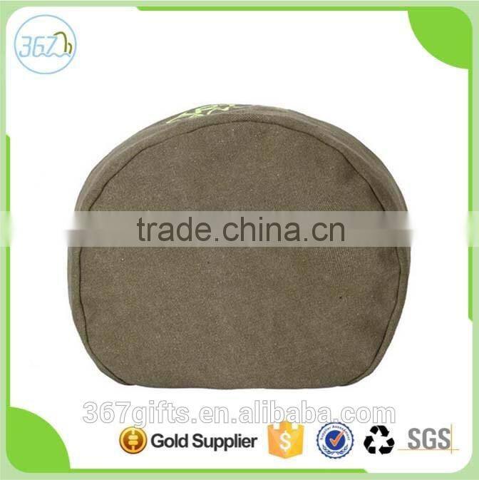 New arrival Korean style canvas round barrel shape baskaetball backpack travel bag