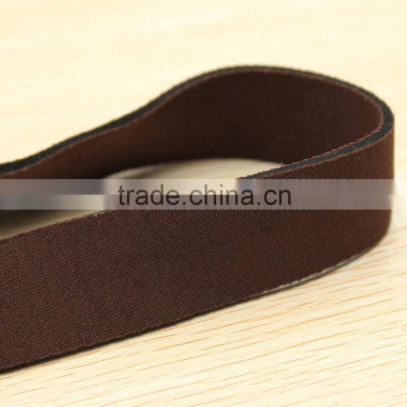 Silkscreen printing or heat transfer printing neoprene glasses belt