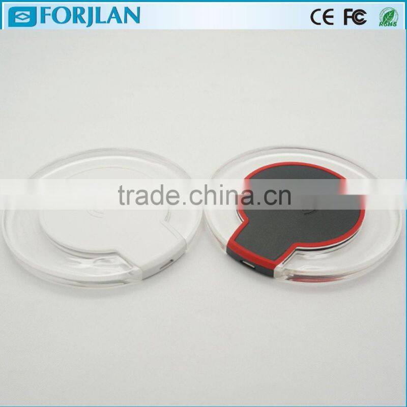 New wireless battery charger FORJLAN qi charger for mobile phone