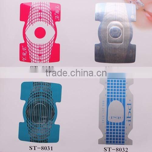 ST-8001-8036 defferent new designs Nail Art Tips Extension Forms nail nail form YiWu