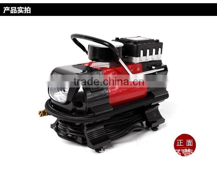 LED light Car air compressor, heavy duty air compressor, air pump, air inflator with repair tools