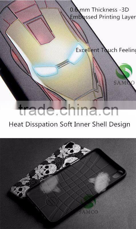Samco Fashion Sublimation Printing Flexible Soft TPU Cell Mobile Phone Case for OPPO R9 Plus