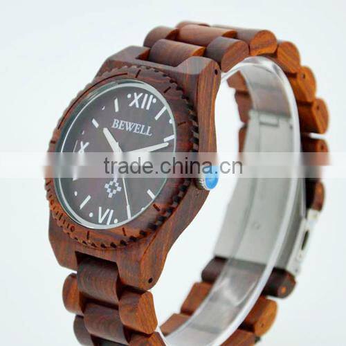 trendy cheap factory direct attractive multicolor waterproof wooden watch(WJ-3920)