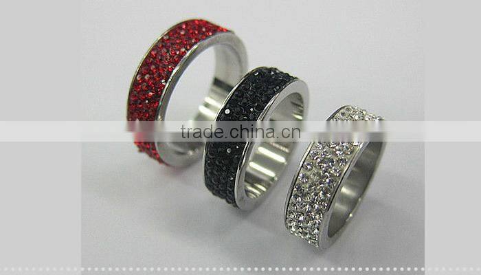 GL01148 stainless steel round crystal pendant