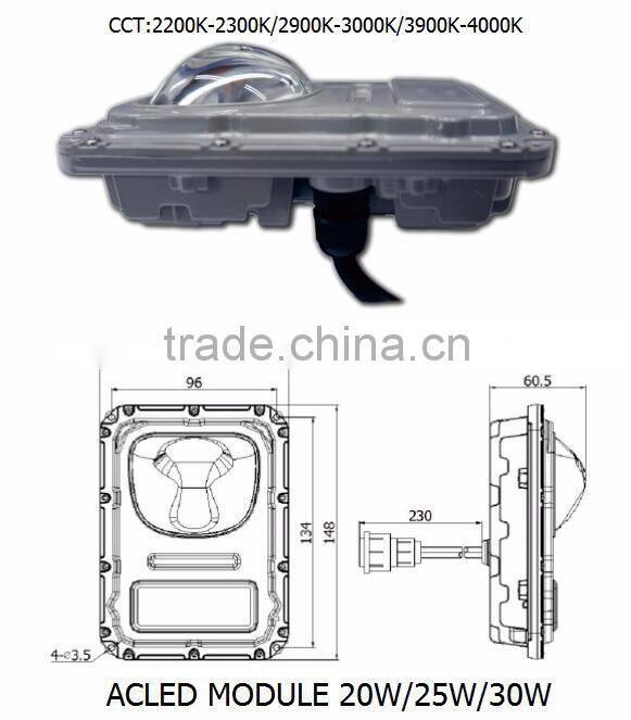 Led street light price 2016 25W solar COB LED MODULE STREET LIGHT ENGINE 3500k