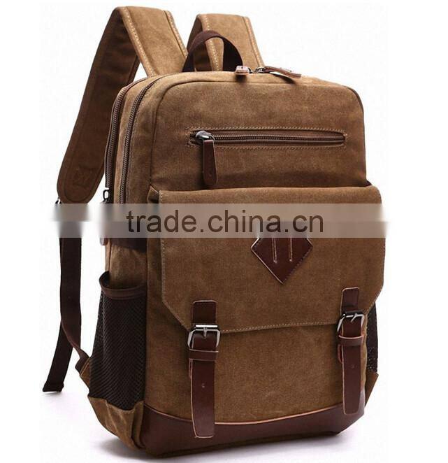 High Quality Vintage Canvas Backpack for Outdoor
