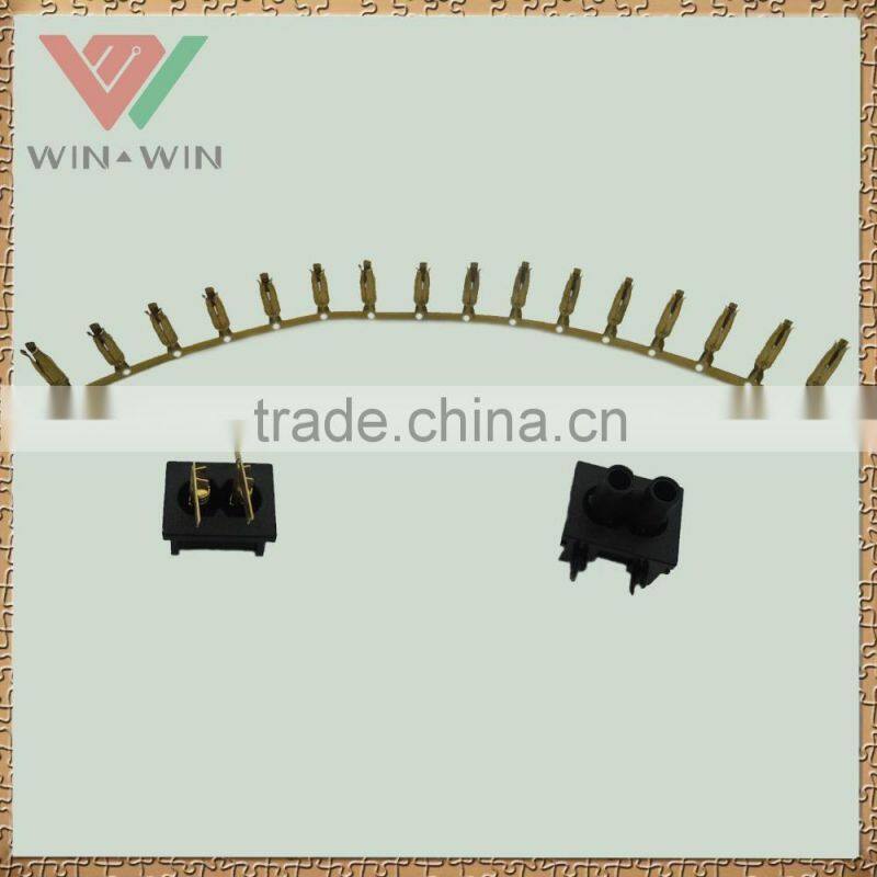 Brass crimper cable connector terminal for female side