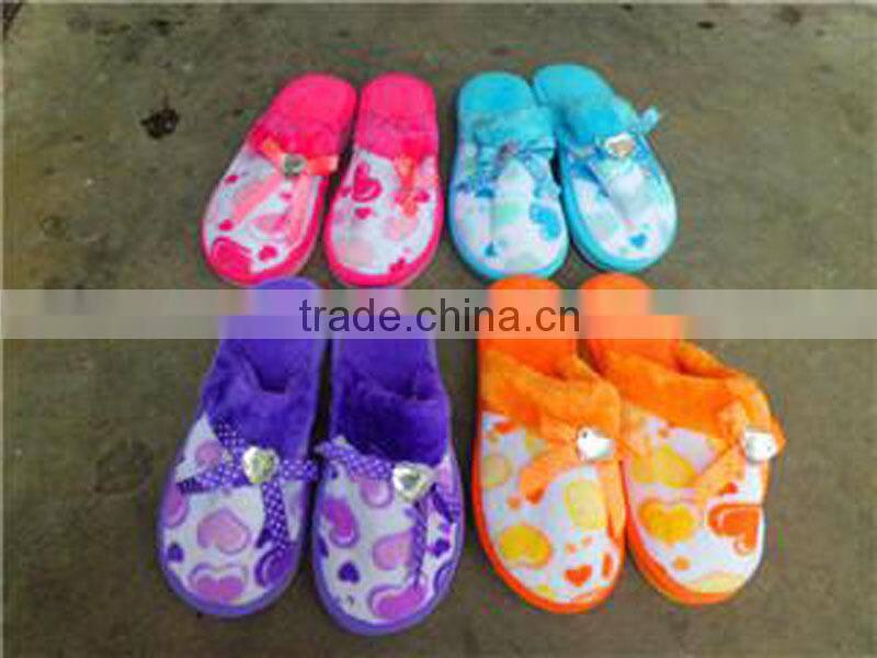 Cotton Cloth Spa Slippers,warm winter slipper,popular indoor slipper 2015 both men and women