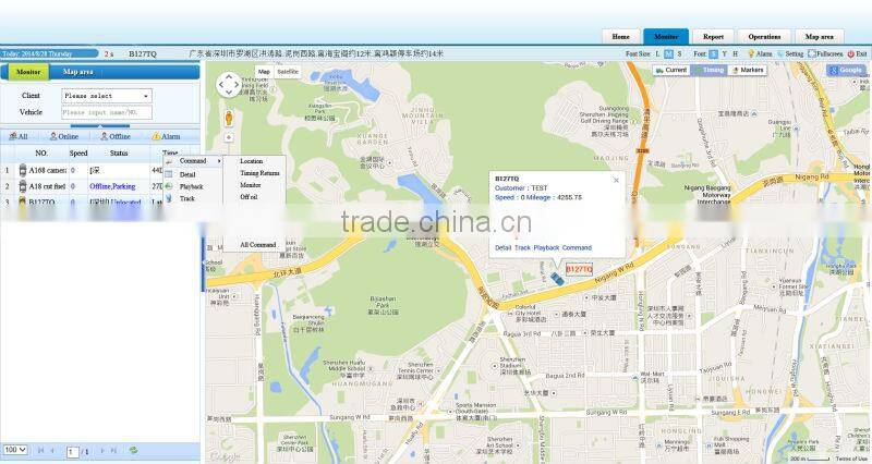 No Screen Size and Gps Tracker Type oner ct02 gps tracker for car
