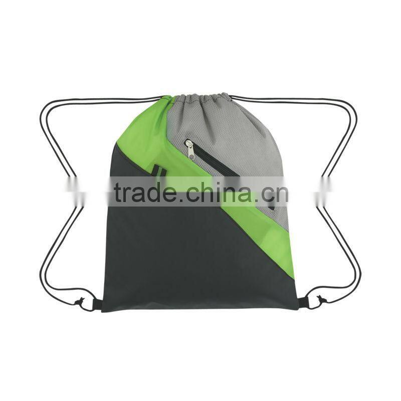 Waverly Drawstring Backpack-Lime Green
