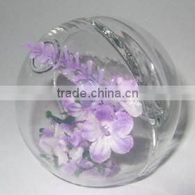 Glass vase , glass globe , card holder wedding souvenirs