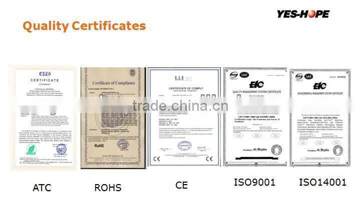 cheap back neck airline headphone suit for train/bus/airline